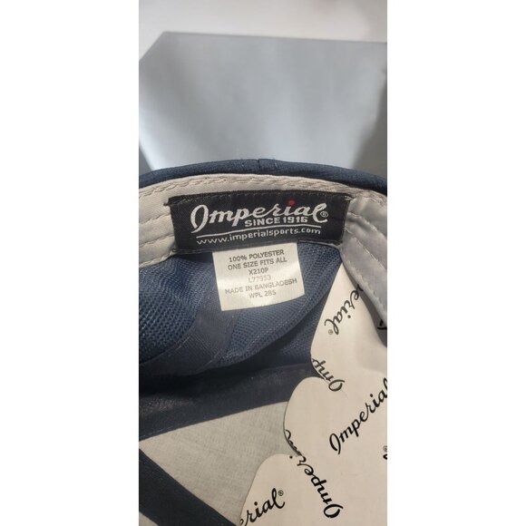 Imperial True Fit UPF 50+ Baseball Cap Hat 1916 OSFA Navy Blue Adjustable - Picture 5 of 5